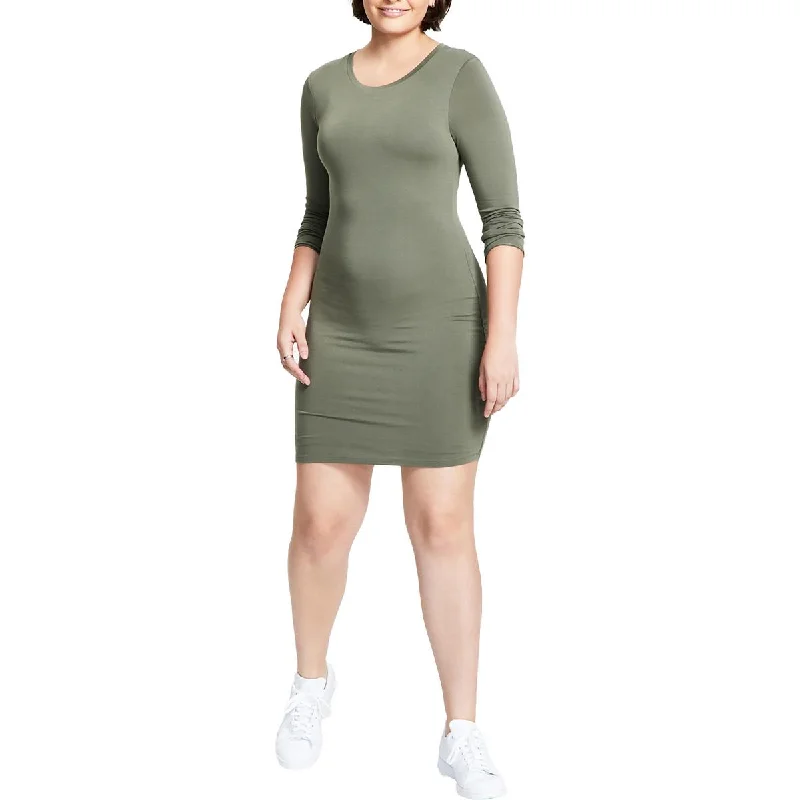 Bar III Womens Mini Tight Bodycon Dress